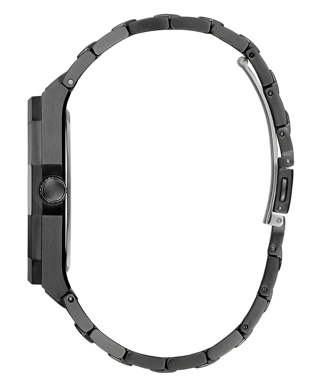  Shop Authentic Guess Asset Quartz Black Dial Black Steel Strap Watch For Men - GW0575G3 - Luxxuri
