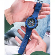  Shop Authentic Guess Formula Multifunction Blue Dial Blue Silicone Strap Watch For Men - GW0579G3 - Luxxuri