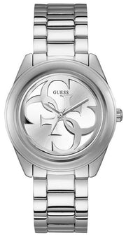  Shop Authentic Guess G-Twist Silver Dial Silver Steel Strap Watch for Women - W1082L1 - Luxxuri
