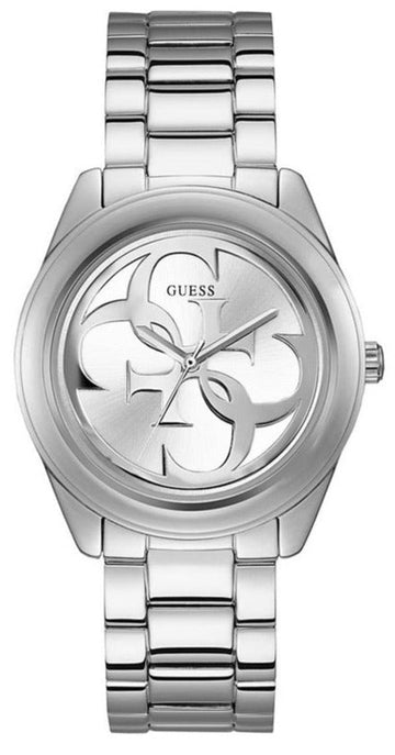  Shop Authentic Guess G-Twist Silver Dial Silver Steel Strap Watch for Women - W1082L1 - Luxxuri