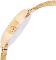  Shop Authentic Guess Chiffon Gold Dial Gold Mesh Bracelet Watch For Women - W1083L2 - Luxxuri