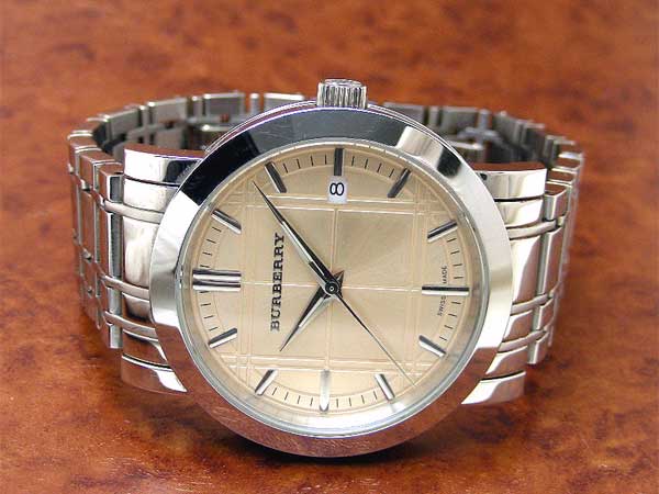 Shop Authentic Burberry Heritage Collection Rose Gold Dial Silver Steel Strap Watch for Men - BU1352 - Luxxuri