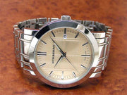  Shop Authentic Burberry Heritage Collection Rose Gold Dial Silver Steel Strap Watch for Men - BU1352 - Luxxuri