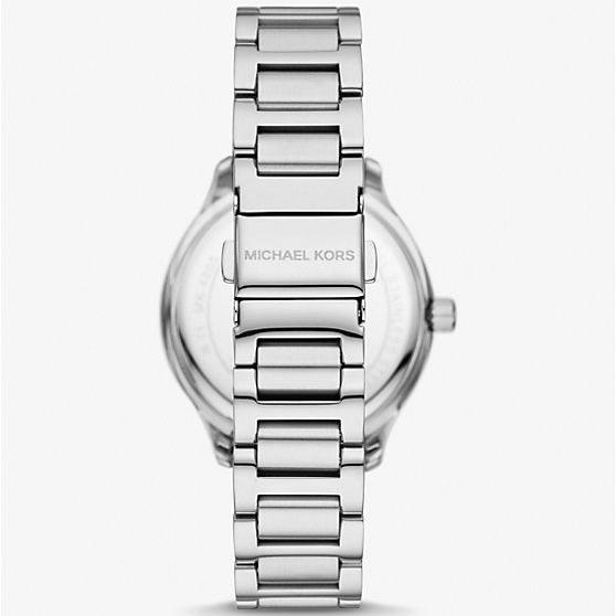  Shop Authentic Michael Kors Sage Three-Hand White Dial Silver Steel Strap Watch for Women - MK4807 - Luxxuri