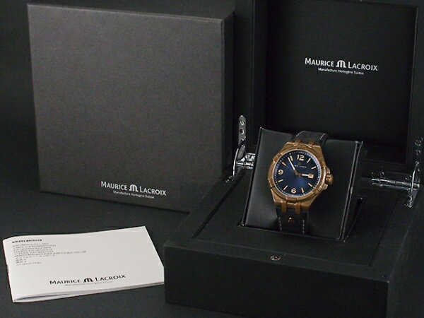  Shop Authentic Maurice Lacroix Aikon Limited Edition Blue Dial Blue Leather Strap Watch For Men - AI6008-BRZ01-420-1 - Luxxuri