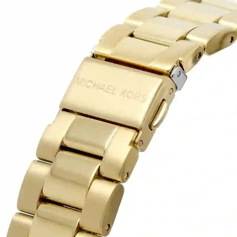 Shop Authentic Michael Kors Everest Three-Hand Black Dial Gold Steel Strap Watch For Men - MK9078 - Luxxuri