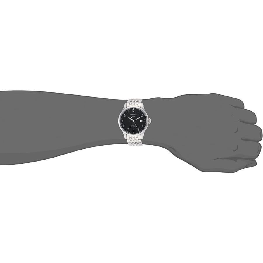  Shop Authentic Tissot Le Locle Powermatic 80 Black Dial Silver Steel Strap Watch For Men - T006.407.11.052.00 - Luxxuri