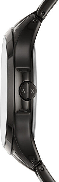  Shop Authentic Armani Exchange Hampton Chronograph Black Dial Black Steel Strap Watch For Men - AX2413 - Luxxuri