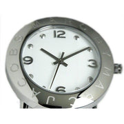  Shop Authentic Marc Jacobs Amy White Dial White Leather Strap Watch for Women - MBM1136 - Luxxuri