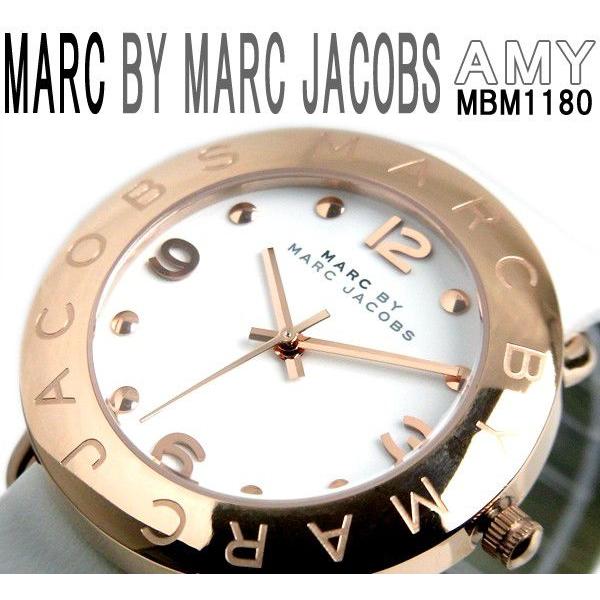  Shop Authentic Marc Jacobs Amy White Dial White Leather Strap Watch for Women - MBM1180 - Luxxuri