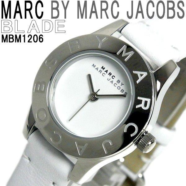  Shop Authentic Marc Jacobs Blade White Dial White Leather Strap Watch for Women - MBM1097 - Luxxuri