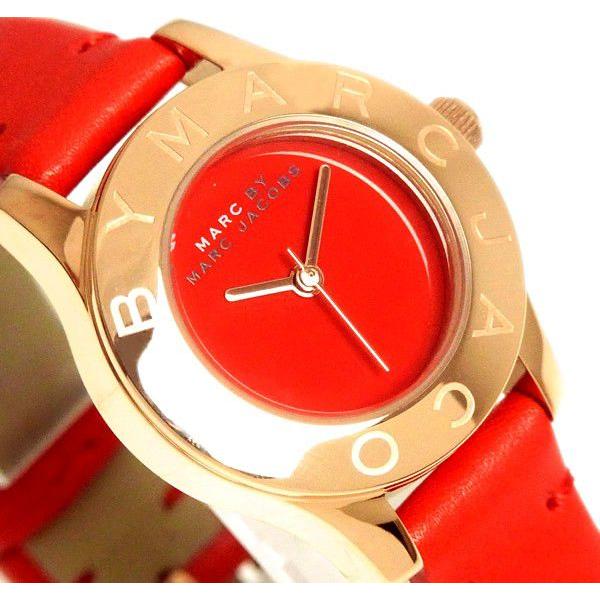  Shop Authentic Marc Jacobs Blade Red Dial Red Leather Strap Watch for Women - MBM1210 - Luxxuri