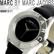  Shop Authentic Marc Jacobs Blade Black Dial Black Leather Strap Watch for Women - MBM1211 - Luxxuri