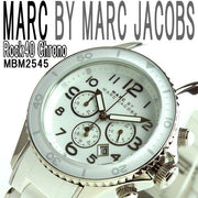  Shop Authentic Marc Jacobs Rock White Dial White Silicone Strap Watch for Women - MBM2545 - Luxxuri