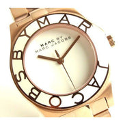  Shop Authentic Marc Jacobs Blade White Dial Gold Steel Strap Watch for Women - MBM3075 - Luxxuri