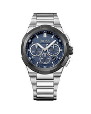  Shop Authentic Hugo Boss Supernova Chronograph Blue Dial Silver Steel Strap Watch for Men - 1513360 - Luxxuri