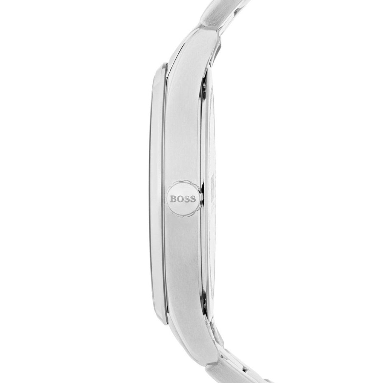  Shop Authentic Hugo Boss Governer Blue Dial Silver Steel Strap Watch for Men - 1513487 - Luxxuri