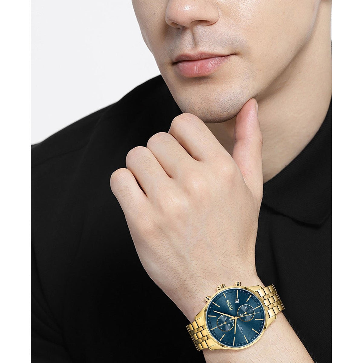  Shop Authentic Hugo Boss Trophy Grey Dial Rose Gold Steel Strap Watch for Men - 1513632 - Luxxuri