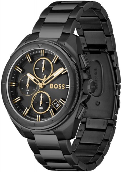  Shop Authentic Hugo Boss Driver Black Dial Black Steel Strap Watch for Men - 1513277 - Luxxuri