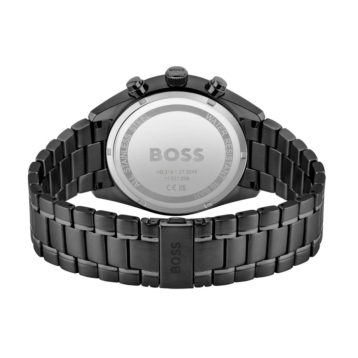  Shop Authentic Hugo Boss Champion Black Dial Black Steel Strap Watch for Men - 1513960 - Luxxuri