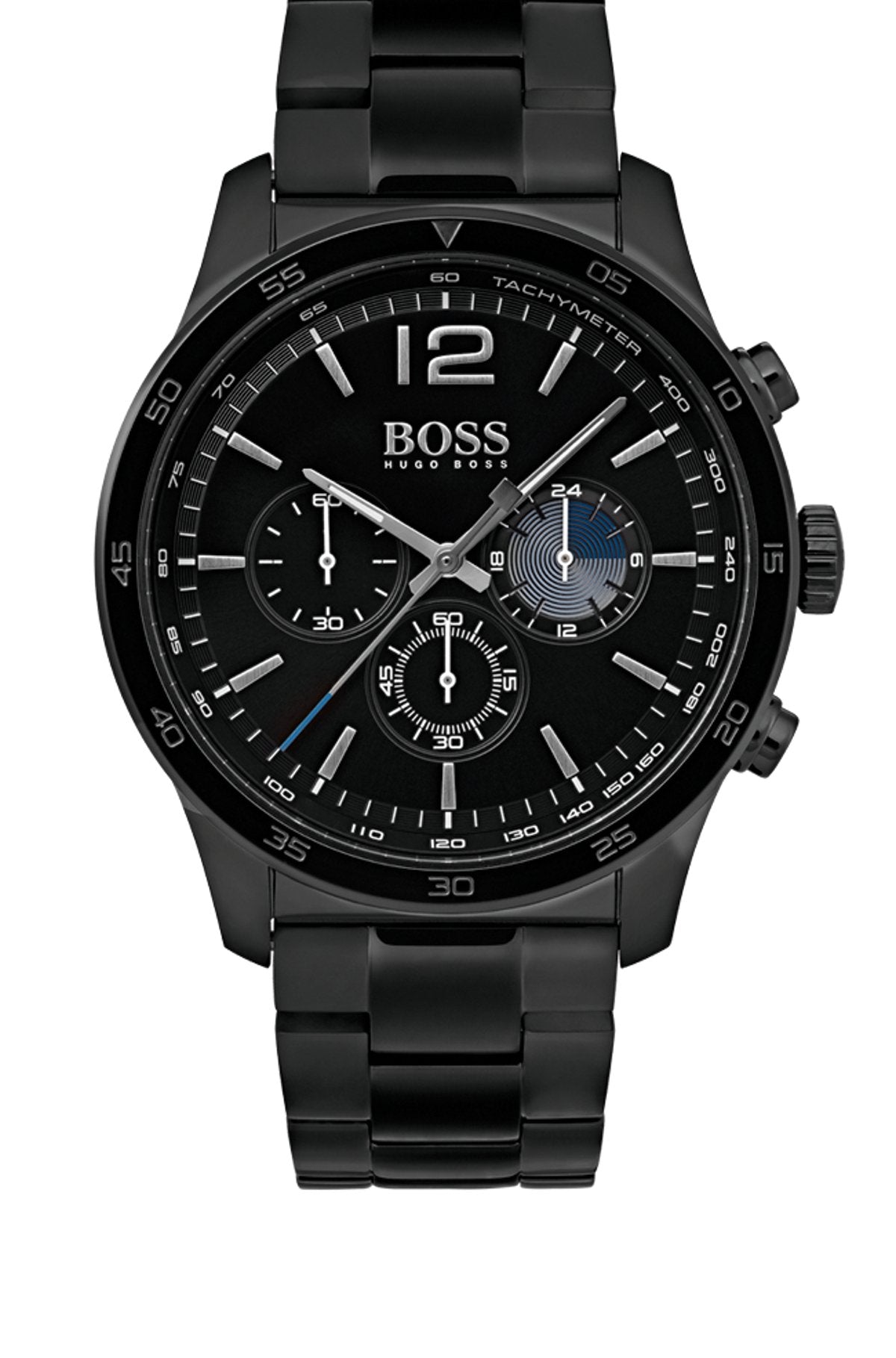  Shop Authentic Hugo Boss Professional Black Dial Black Steel Strap Watch for Men - 1513528 - Luxxuri
