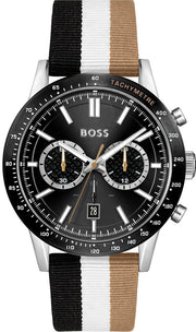  Shop Authentic Hugo Boss Allure Chronograph Black Dial Multicolor Nylon Strap Watch for Men - 1513963 - Luxxuri