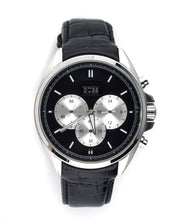  Shop Authentic Hugo Boss Driver Black Dial Black Leather Strap Watch for Men - 1512879 - Luxxuri