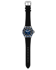  Shop Authentic Emporio Armani Diver Three-Hand Quartz Blue Dial Blue Leather Strap Watch For Men - AR11516 - Luxxuri