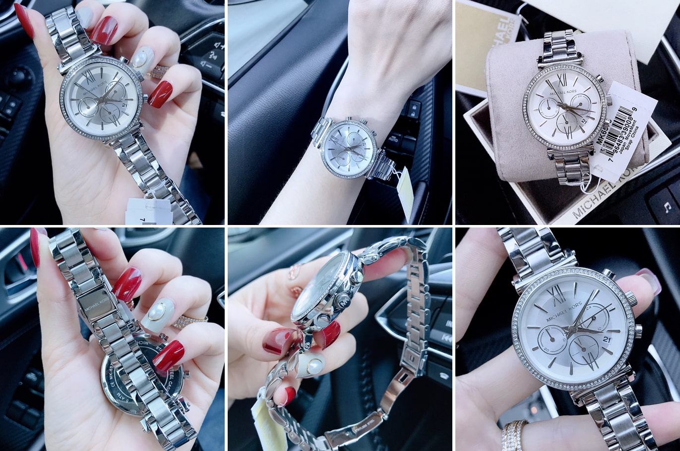  Shop Authentic Michael Kors Sofie Quartz Silver Dial Silver Steel Strap Watch For Women - MK6575 - Luxxuri