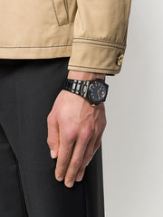  Shop Authentic Versace Chain Reaction Quartz Black Dial Black Steel Strap Watch for Men - VEDY00719 - Luxxuri