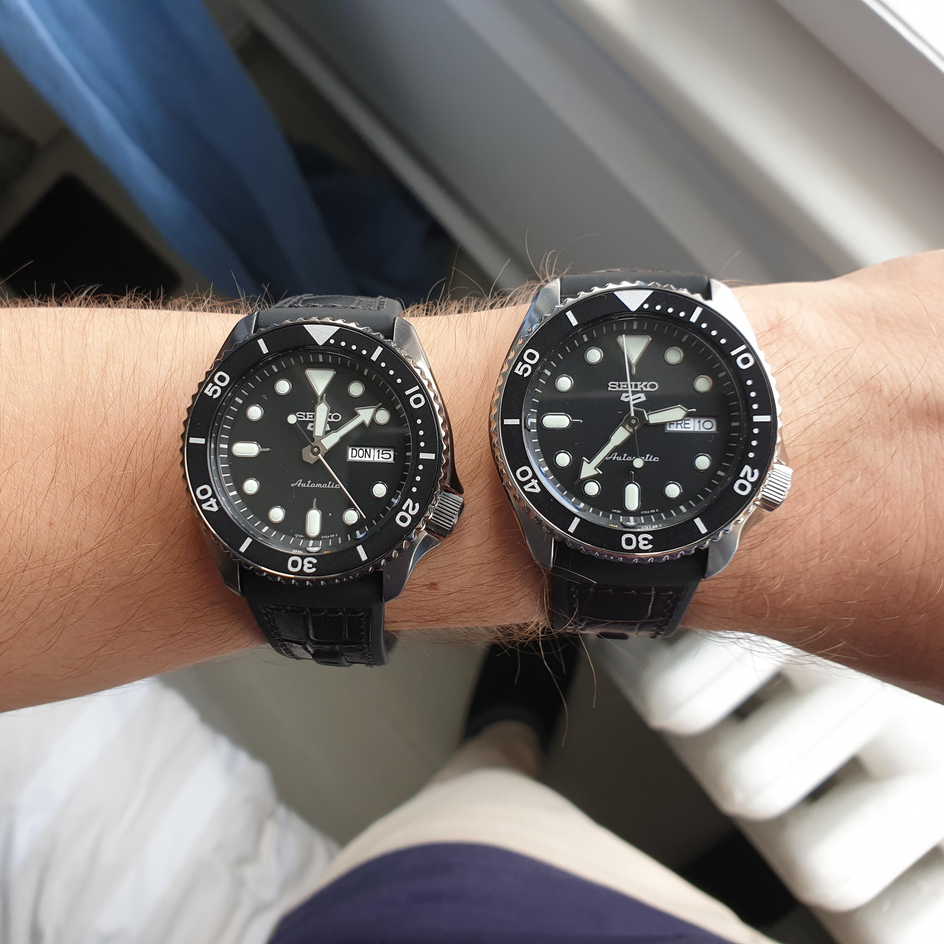  Shop Authentic Seiko 5 Sport Automatic Black Dial Black Silicone Strap Watch For Men - SRPD65K3 - Luxxuri