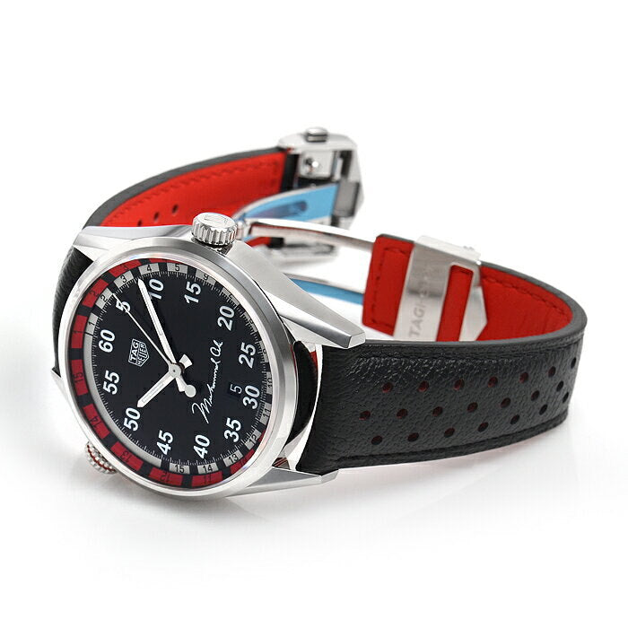  Shop Authentic Tag Heuer Carrera Muhammad Ali Black Dial Watch for Men - WAR2A11.FC6337 - Luxxuri