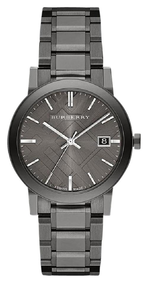  Shop Authentic Burberry The City Grey Dial Gunmetal Steel Strap Watch for Men - BU9007 - Luxxuri