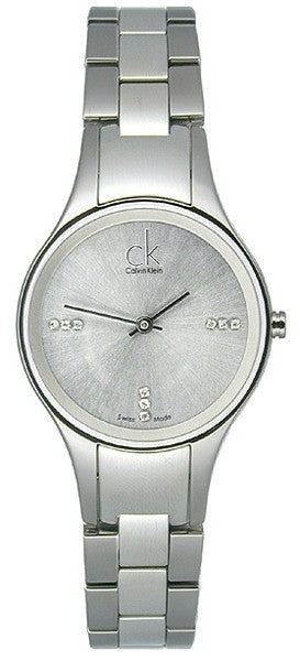  Shop Authentic Calvin Klein Simplicity Silver Dial Silver Steel Strap Watch for Women - K4323120 - Luxxuri