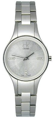  Shop Authentic Calvin Klein Simplicity Silver Dial Silver Steel Strap Watch for Women - K4323120 - Luxxuri