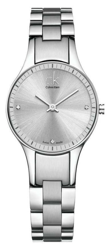  Shop Authentic Calvin Klein Simplicity Silver Dial Silver Steel Strap Watch for Women - K4323141 - Luxxuri