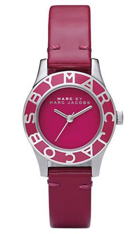  Shop Authentic Marc Jacobs Blade Red Dial Red Leather Strap Watch for Women - MBM1157 - Luxxuri