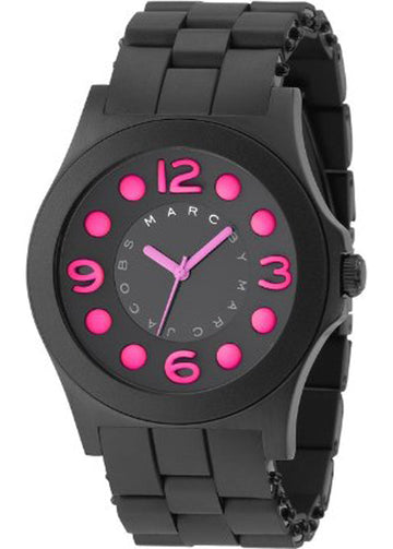  Shop Authentic Marc Jacobs Pelly Black Dial Black Silicone Strap Watch for Women - MBM2517 - Luxxuri