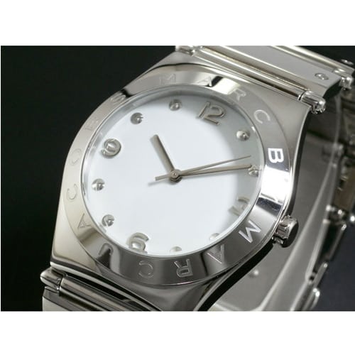  Shop Authentic Marc Jacobs Amy White Dial Silver Steel Strap Watch for Women - MBM8518 - Luxxuri