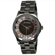  Shop Authentic Marc Jacobs Henry Skeleton Black Dial Black Steel Strap Watch for Women - MBM3254 - Luxxuri