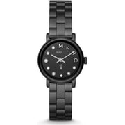  Shop Authentic Marc Jacobs Marc Black Dial Black Steel Strap Watch for Women - MBM8673 - Luxxuri