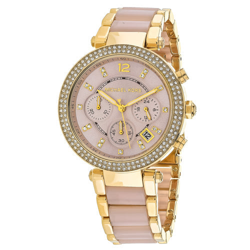  Shop Authentic Michael Kors Parker Gold Dial Two Tone Steel Strap Watch for Women - MK6326 - Luxxuri