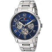  Shop Authentic Tommy Hilfiger Keagan Blue Dial Silver Steel Strap Watch for Men - 1791293 - Luxxuri