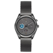  Shop Authentic Tommy Hilfiger Deacon Multifunction Black Dial Black Mesh Bracelet Watch for Men - 1791546 - Luxxuri
