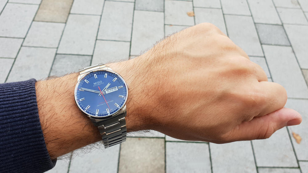  Shop Authentic Mido Commander II Automatic Chronometer Blue Dial Silver Steel Strap Watch For Men - M021.431.11.041.00 - Luxxuri