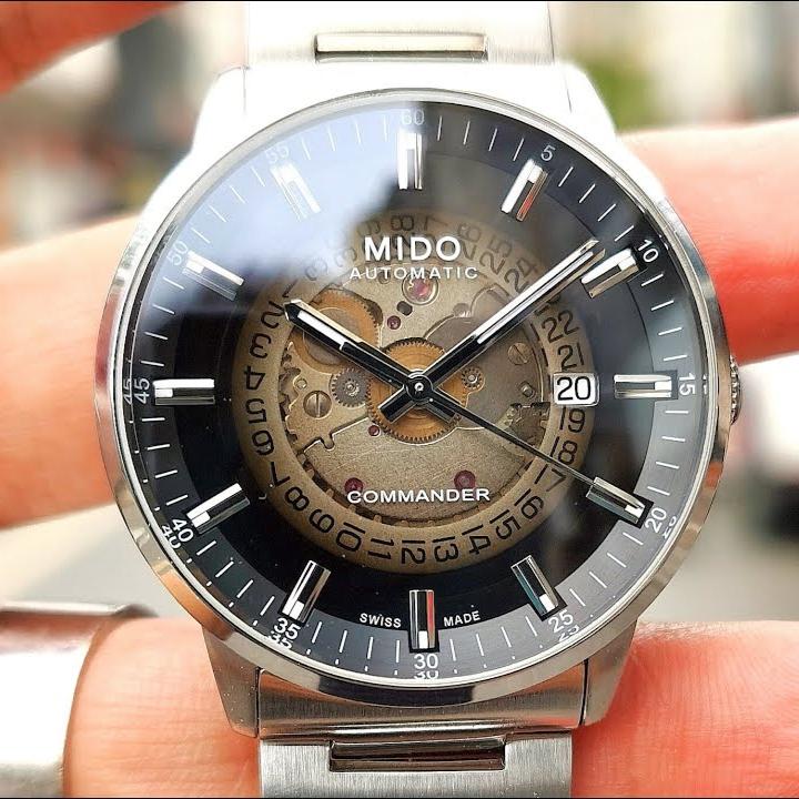  Shop Authentic Mido Commander Automatic Gradient Black Dial Silver Steel Strap Watch For Men - M021.407.11.411.00 - Luxxuri