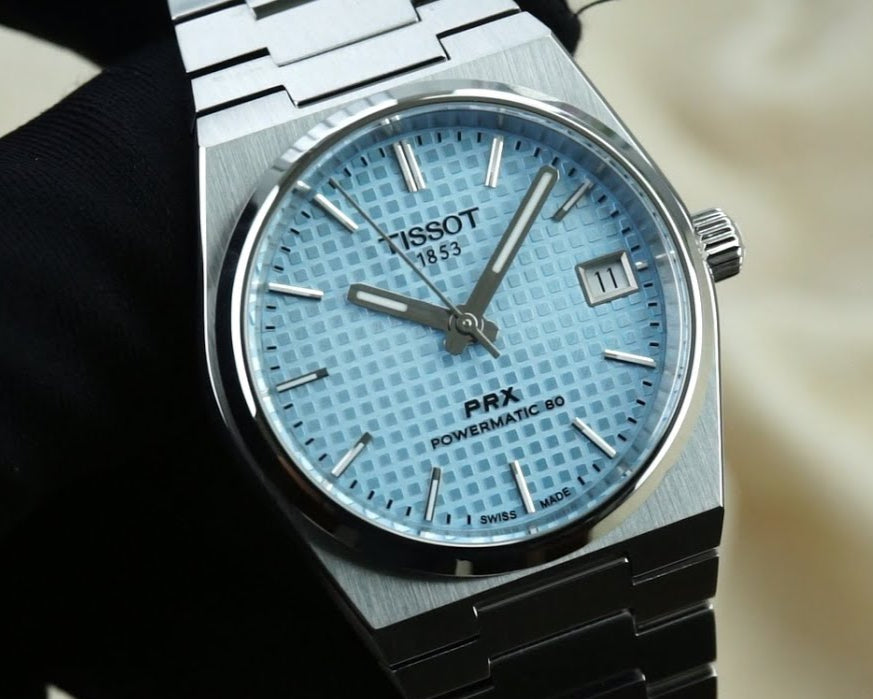  Shop Authentic Tissot PRX Powermatic 80 Ice Blue Dial Silver Steel Strap Watch for Men - T137.207.11.351.00 - Luxxuri