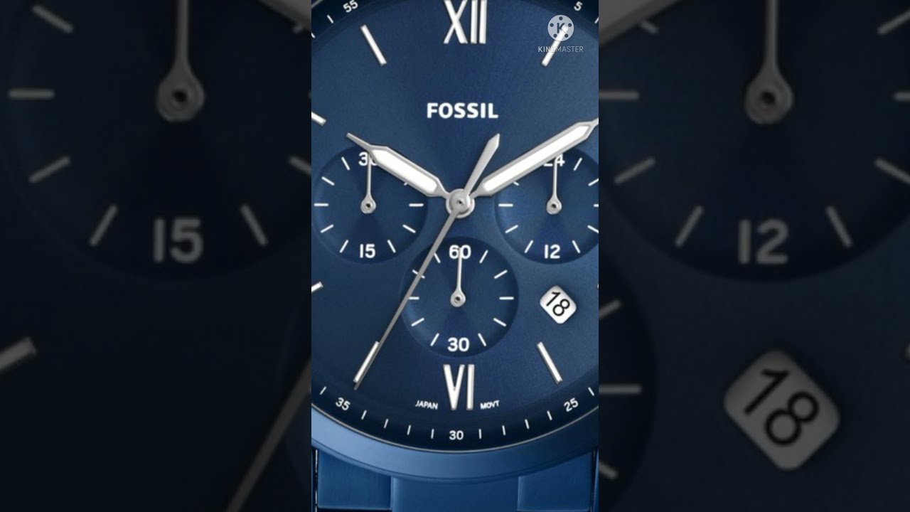  Shop Authentic Fossil Neutra Chronograph Blue Dial Blue Steel Strap Watch for Men - FS5826 - Luxxuri