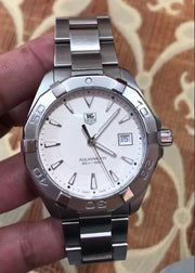  Shop Authentic Tag Heuer Aquaracer White Dial Watch for Men - WAY1111.BA0928 - Luxxuri
