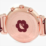  Shop Authentic Swarovski Spring Flower Chronograph Red Dial Red Leather Strap Watch for Women - 5598689 - Luxxuri